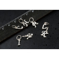 Silver 925 Gold Plated Alphabet Pendants